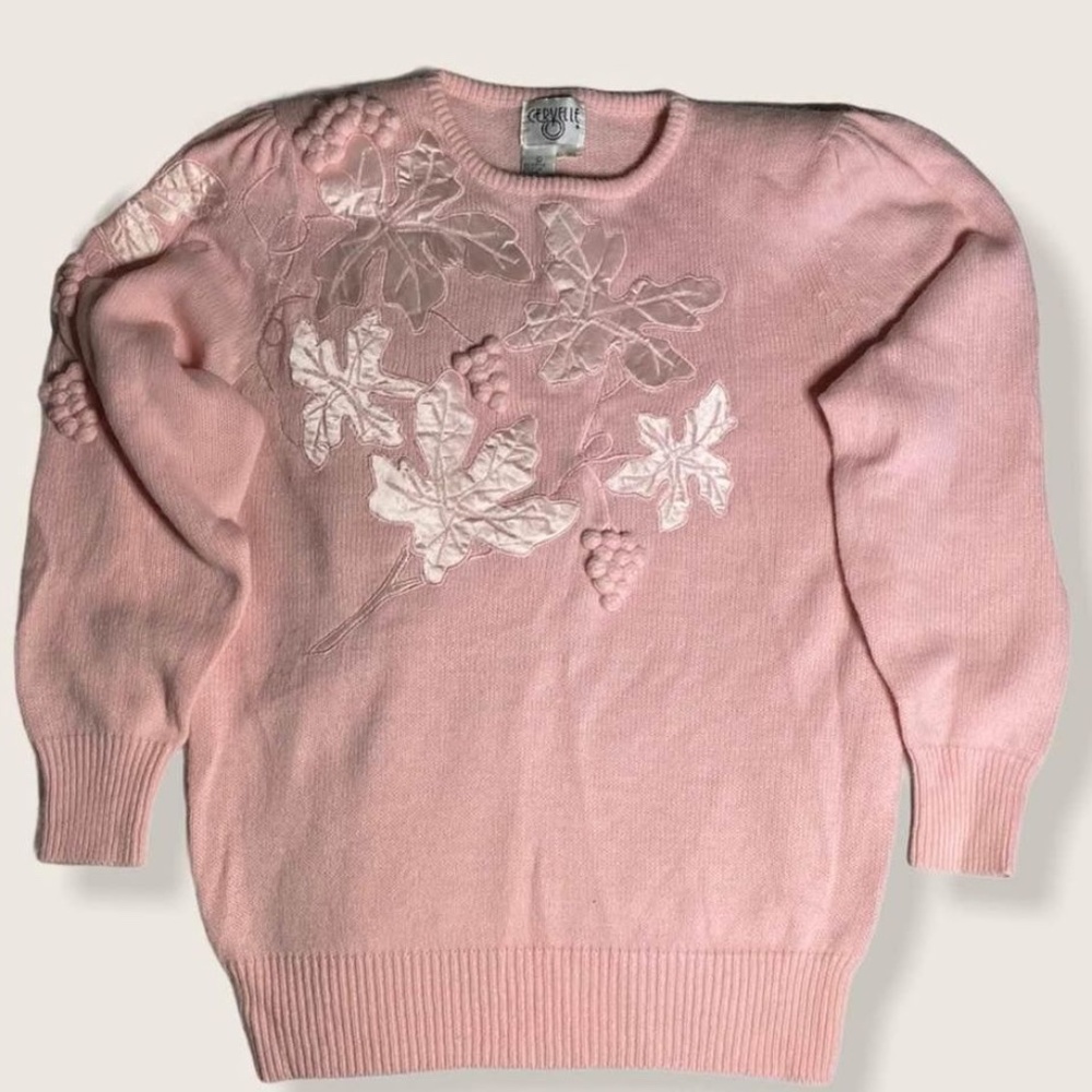 80’s Vintage Cervelle Grape Vine Sweater